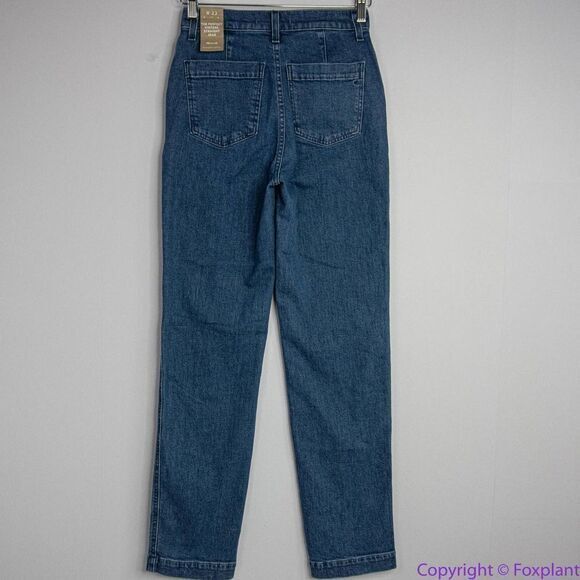 NEW Madewell Perfect Vintage Jean in Medium Indigo Wash: Seamed Edition, 23 - Picture 9 of 16